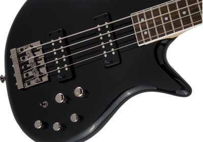 Jackson JS Series Spectra Bass JS3 Bass Guitar - Gloss Black w/ Instrument Cable