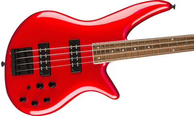 Jackson X Series Spectra Bass SBX IV - Candy Apple Red w/ Instrument Cable