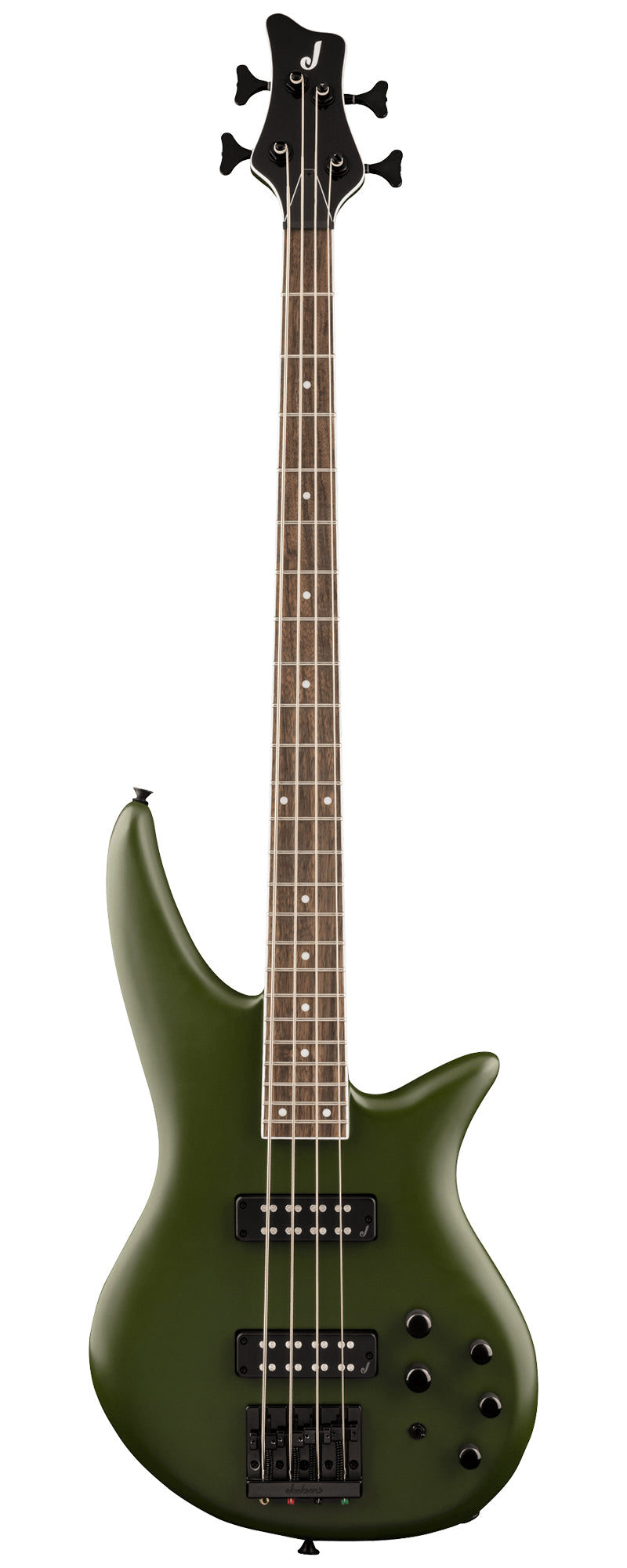 Jackson X Series Spectra Bass SBX IV Bass Guitar - Matte Army Drab w/ Instrument Cable
