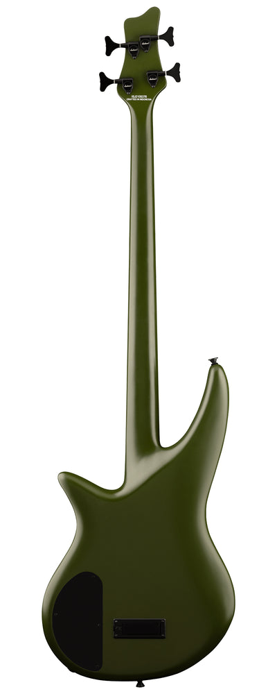 Jackson X Series Spectra Bass SBX IV Bass Guitar - Matte Army Drab w/ Instrument Cable