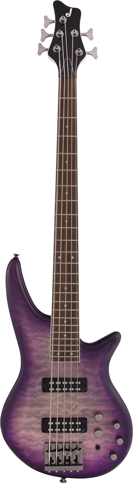 Jackson Spectra Bass JS3QV Bass Guitar - Purple Phaze w/ Instrument Cable