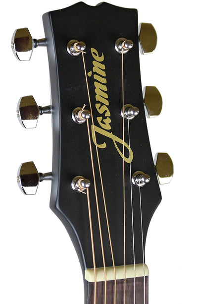 Jasmine S35 Dreadnought Acoustic Guitar - Matte Black
