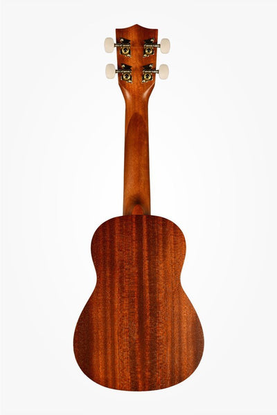 Kala KA-15S-H2 Satin Mahogany Soprano Ukulele - Hawaiian Islands Tattoo w/ Gig Bag