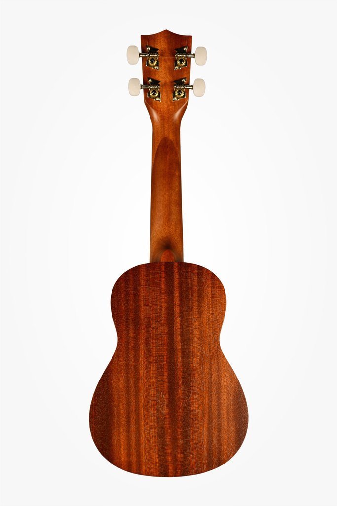 Kala KA-15S-H2 Satin Mahogany Soprano Ukulele - Hawaiian Islands Tattoo w/ Gig Bag