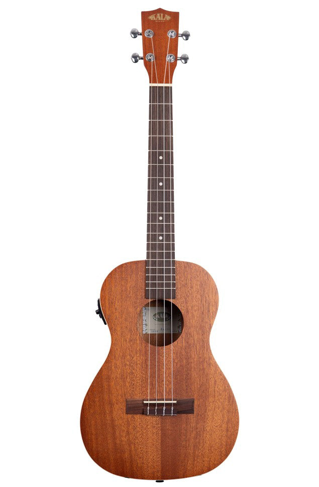 Kala KA-BE Satin Mahogany Baritone Acoustic-Electric Ukulele w/ Hard Case