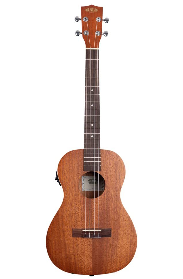 Kala KA-BE Satin Mahogany Baritone Acoustic-Electric Ukulele w/ Gig Bag