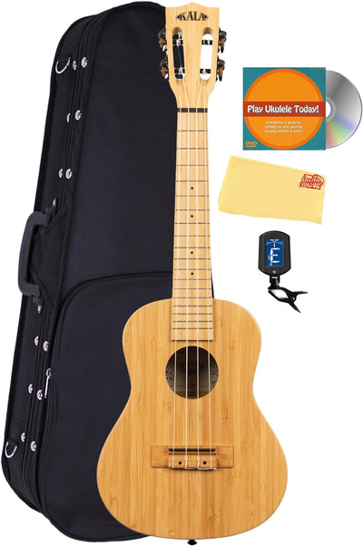 Kala KA-BMB-C Bamboo Concert Ukulele w/ Hard Case