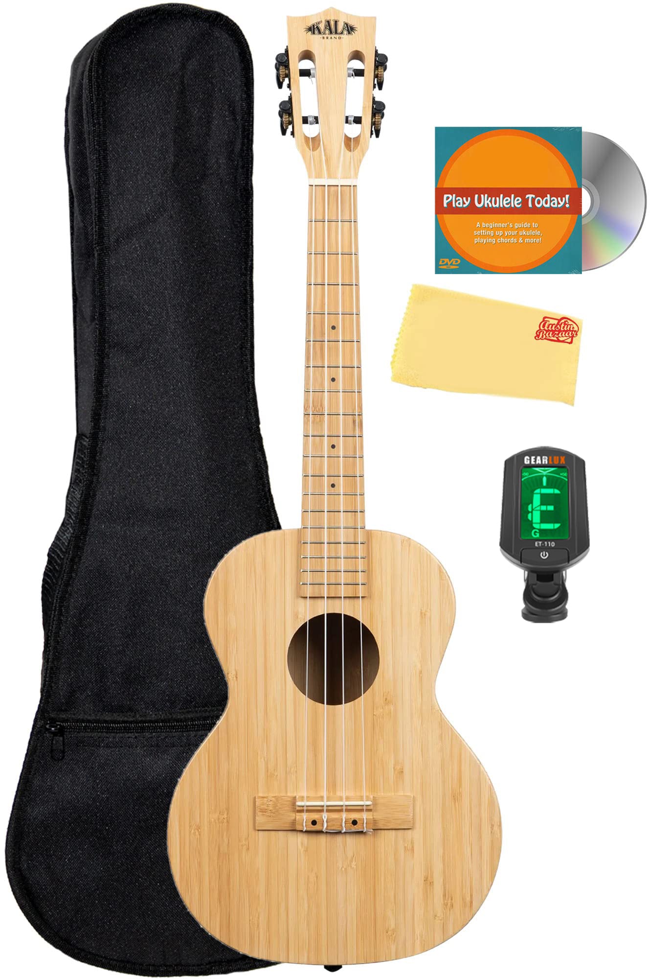 Kala KA-BMB-T Bamboo Tenor Ukulele w/ Gig Bag