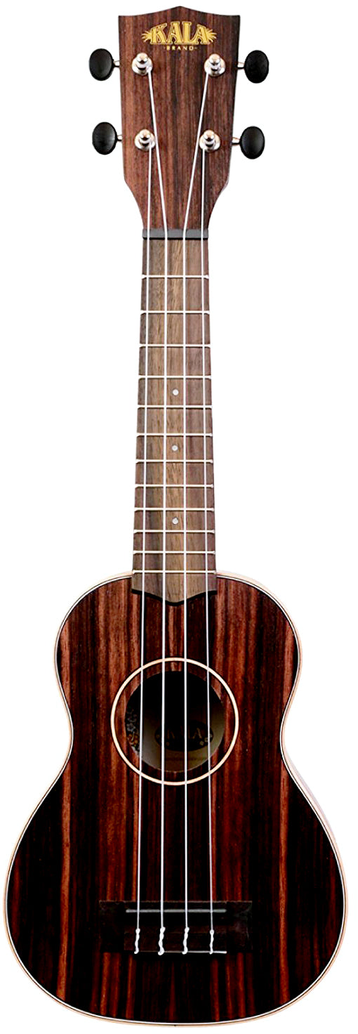 Kala KA-EBY-S Striped Ebony Soprano Ukulele