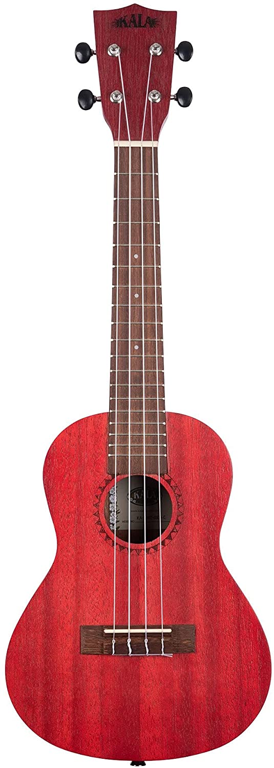 Kala MRT-RED-C Modern Meranti Concert Ukulele - Adobe Red