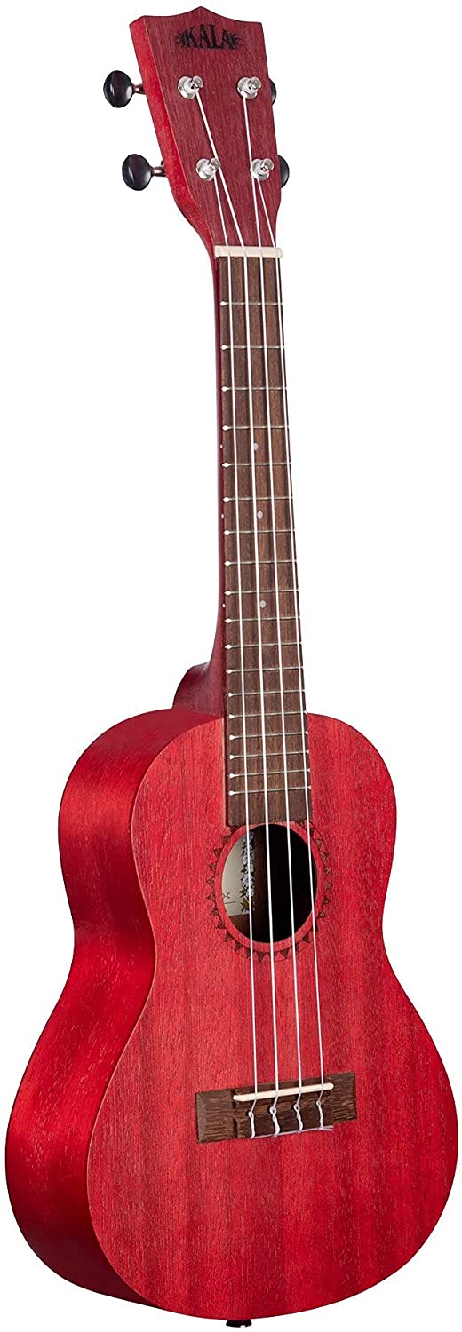 Kala MRT-RED-C Modern Meranti Concert Ukulele - Adobe Red