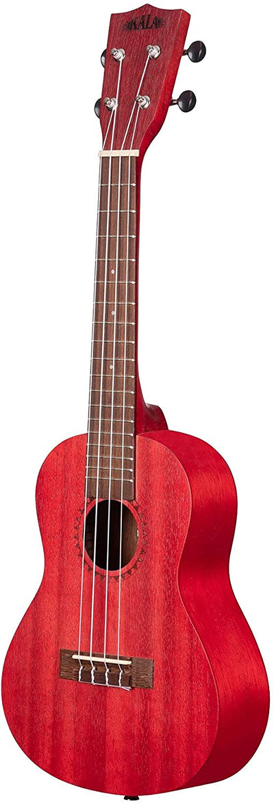 Kala MRT-RED-C Modern Meranti Concert Ukulele - Adobe Red