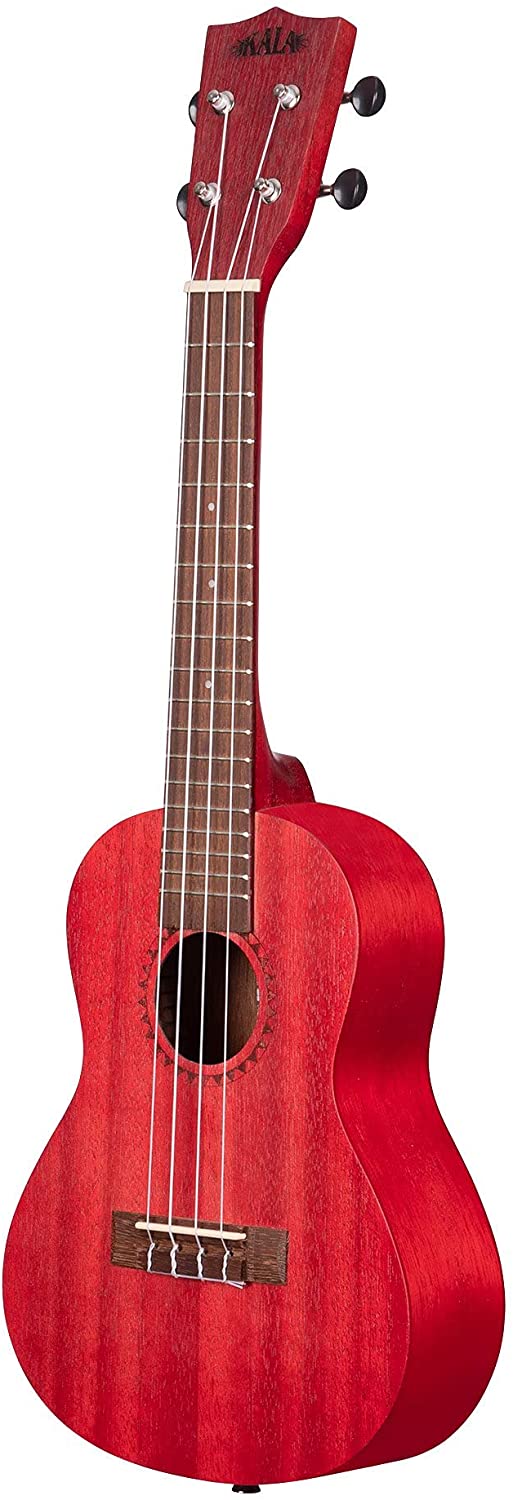 Kala MRT-RED-C Modern Meranti Concert Ukulele - Adobe Red
