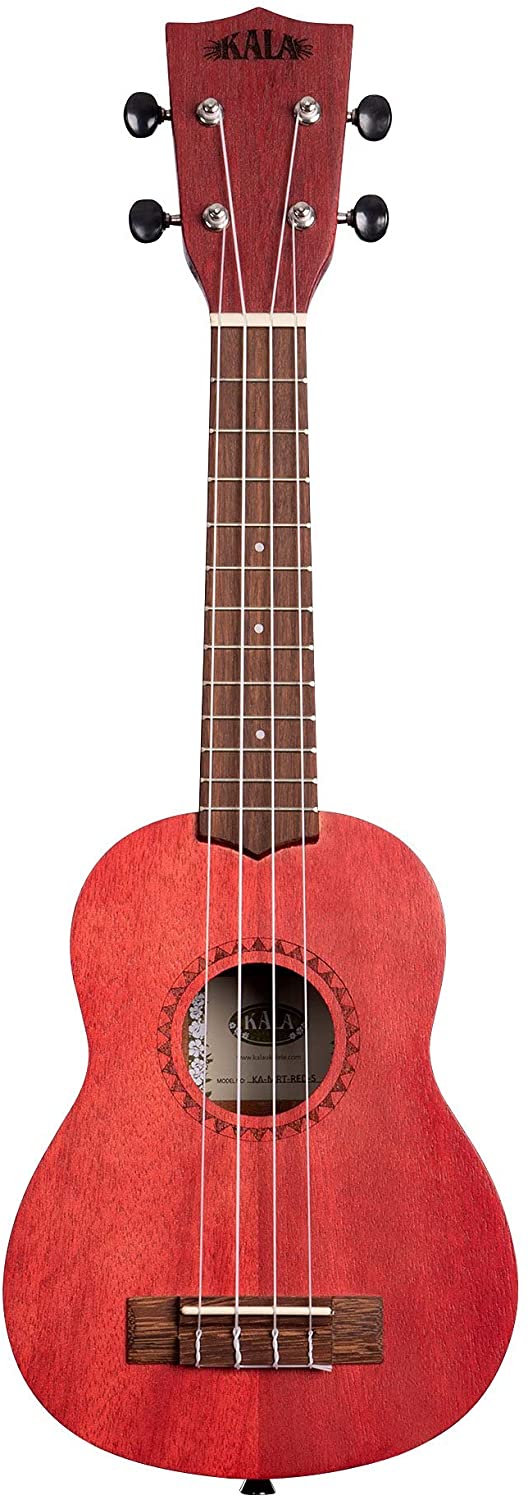 Kala MRT-RED-S Modern Meranti Soprano Ukulele - Adobe Red