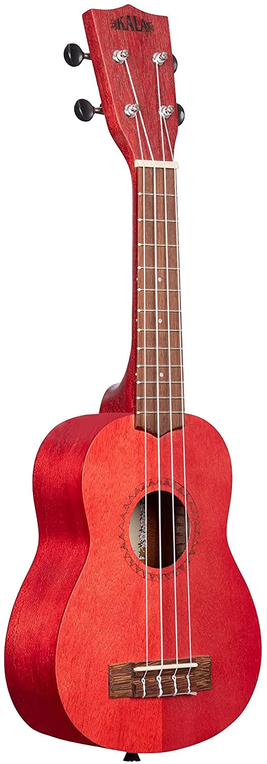 Kala MRT-RED-S Modern Meranti Soprano Ukulele - Adobe Red