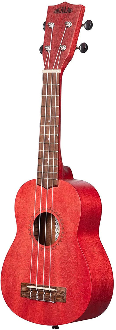 Kala MRT-RED-S Modern Meranti Soprano Ukulele - Adobe Red