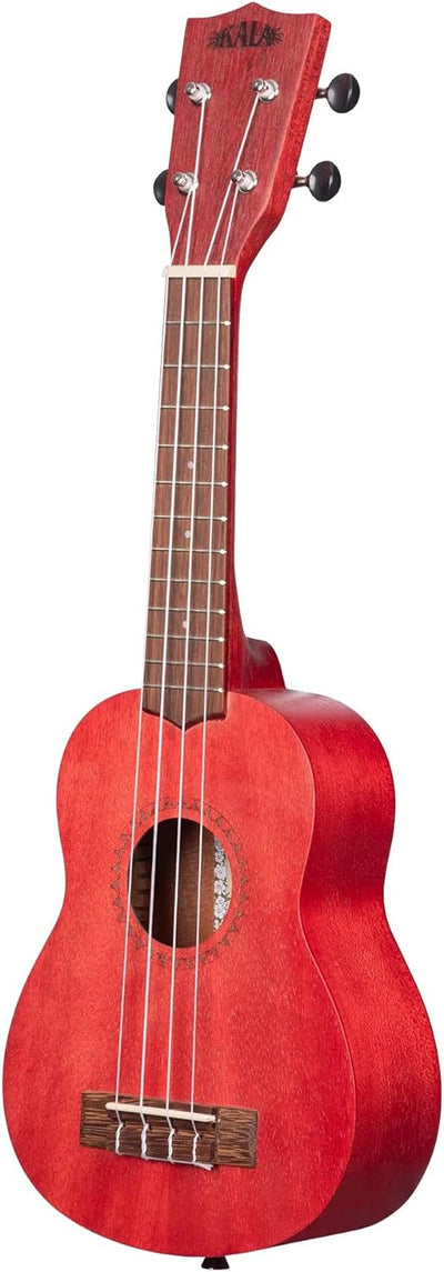 Kala MRT-RED-S Modern Meranti Ukulele - Adobe Red Soprano w/ Hard Case