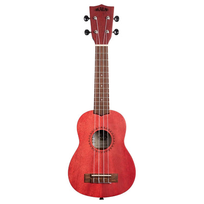 Kala MRT-RED-S Modern Meranti Soprano Ukulele - Adobe Red w/ Gig Bag