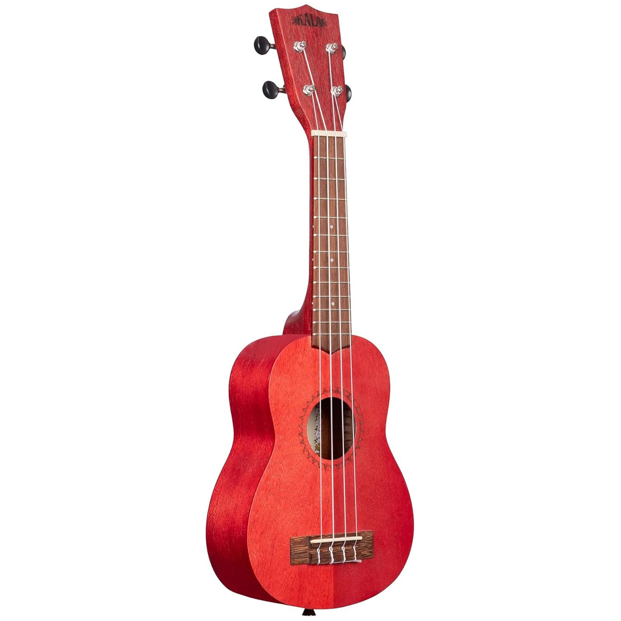 Kala MRT-RED-S Modern Meranti Soprano Ukulele - Adobe Red w/ Gig Bag