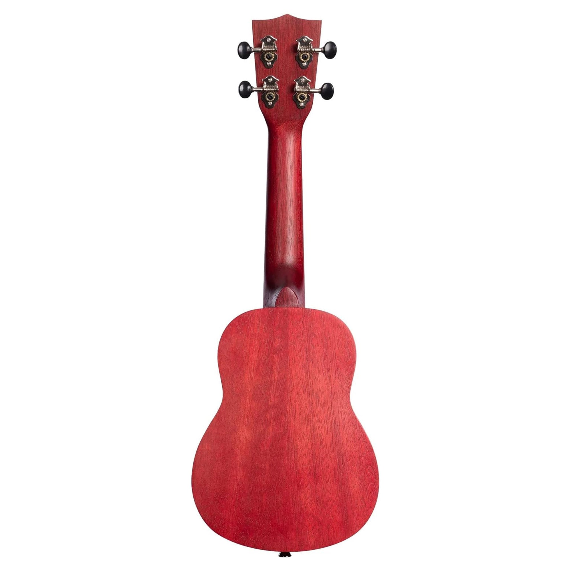 Kala MRT-RED-S Modern Meranti Soprano Ukulele - Adobe Red w/ Gig Bag