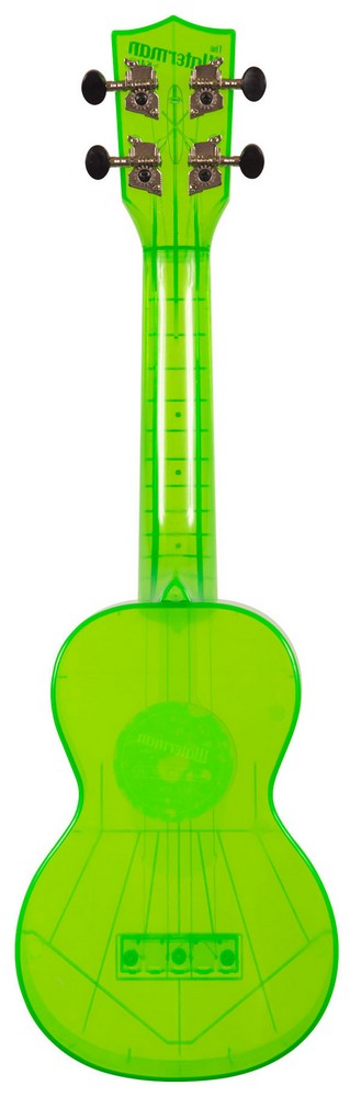 Kala KA-SWF-GN Waterman Soprano Ukulele - Fluorescent Green Gloss