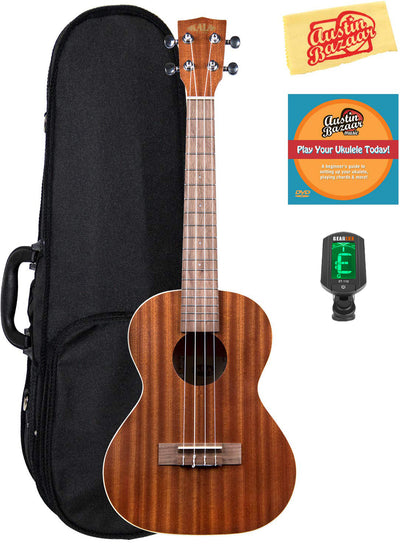 Kala KA-T Satin Mahogany Tenor Ukulele w/ Hard Case