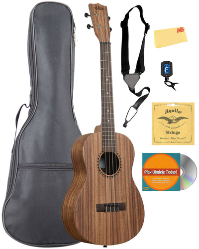 Kala KA-TEAK-B Teak Baritone Ukulele w/ Gig Bag