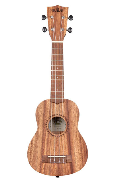 Kala KA-TEAK-S Teak Soprano Ukulele w/ Hard Case
