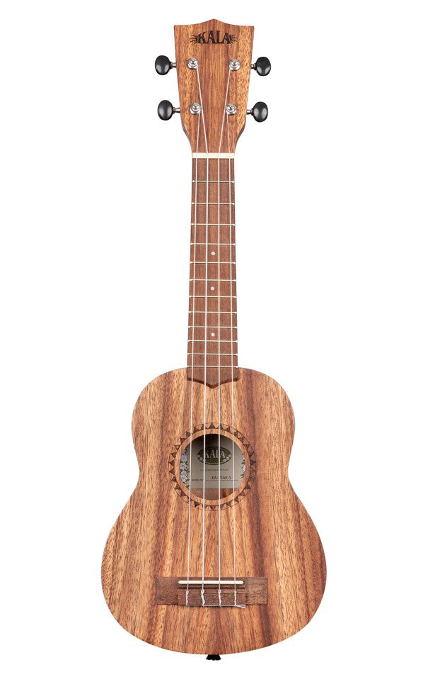 Kala KA-TEAK-S Teak Soprano Ukulele w/ Hard Case