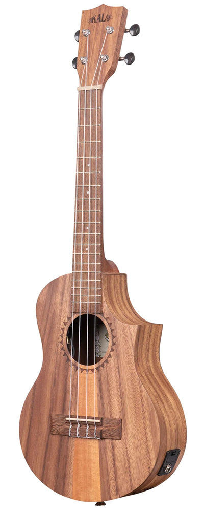 Kala KA-TK-T-CE Teak Tri-Top Tenor Acoustic-Electric Ukulele