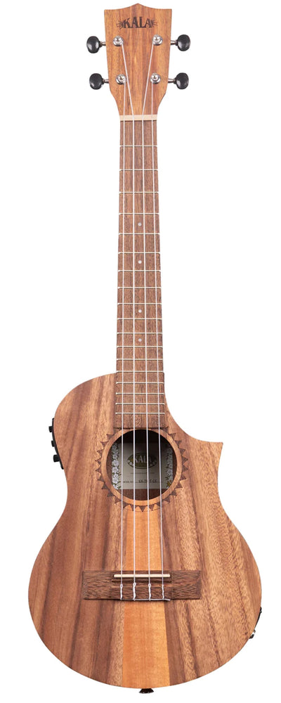 Kala KA-TK-T-CE Teak Tri-Top Tenor Acoustic-Electric Ukulele w/ Gig Bag