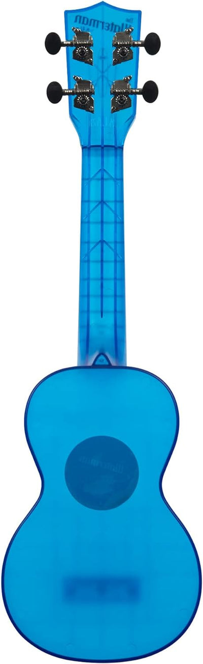 Kala KA-WMT-BL-S Soprano Waterman Sea Glass Ukulele - Cobalt Blue