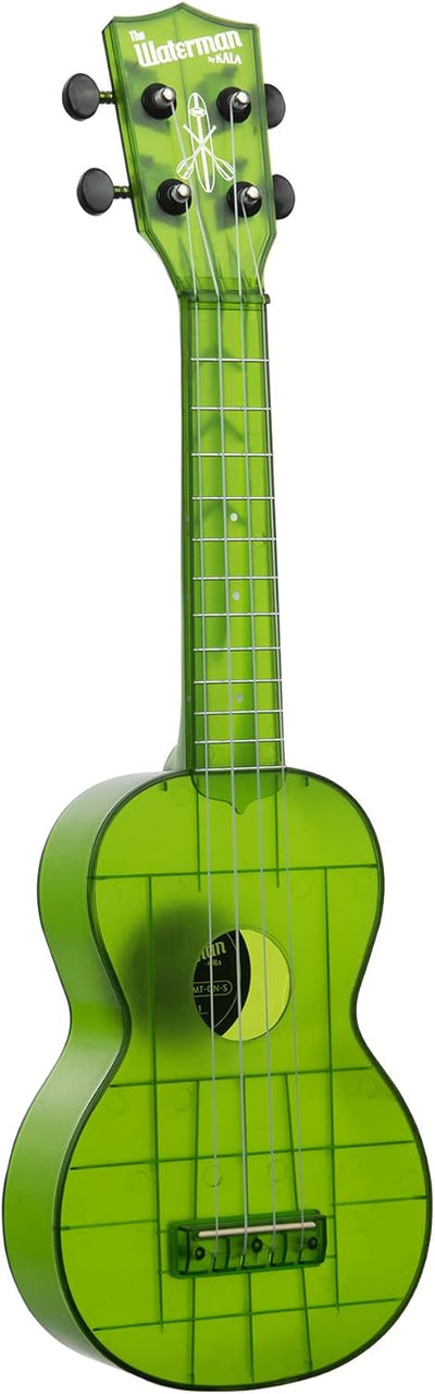 Kala KA-WMT-GN-S Soprano Waterman Sea Glass Ukulele - Jade Green