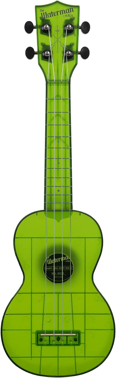 Kala KA-WMT-GN-S Soprano Waterman Sea Glass Ukulele - Jade Green