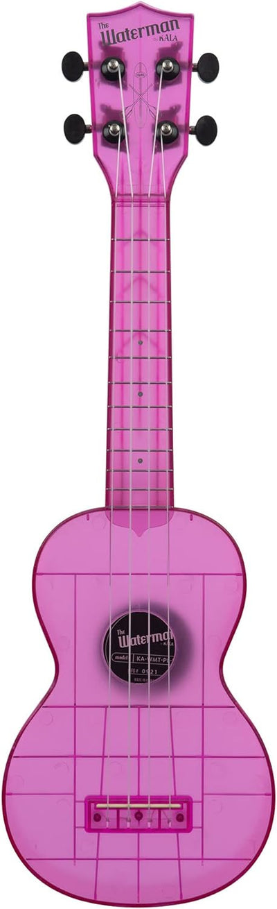 Kala KA-WMT-PL-S Soprano Waterman Sea Glass Ukulele - Amethyst Purple