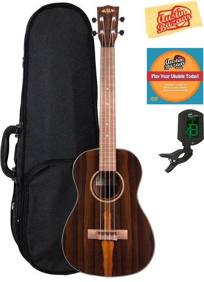 Kala KA-ZCT-B Ziricote Baritone Ukulele w/ Hard Case