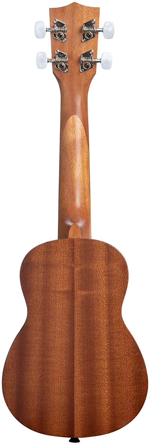 Kala KA-15S-H2 Satin Mahogany Soprano Ukulele - Hawaiian Islands Tattoo