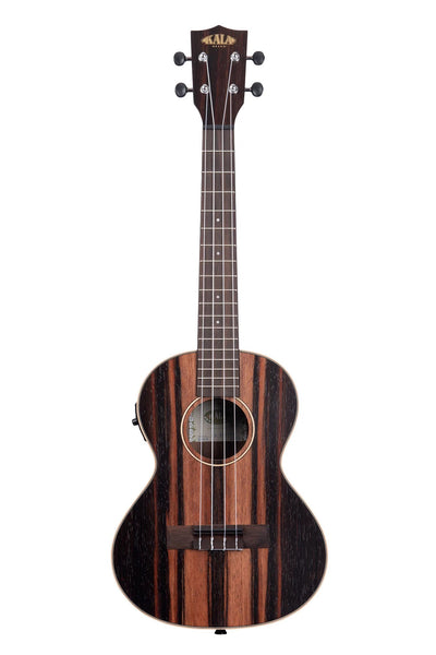 Kala KA-EBY-TE Striped Ebony Tenor Acoustic-Electric Ukulele