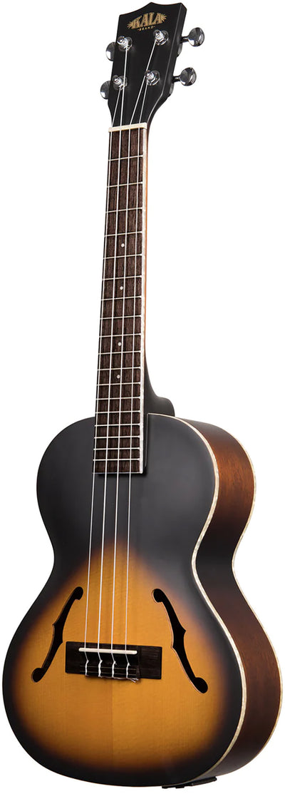 Kala KA-JTE-2TS Archtop Tobacco Burst Tenor Ukulele w/ Gig Bag
