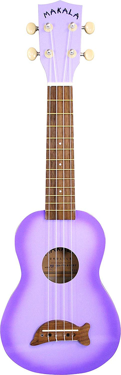 Kala MK-SD-PLBURST Makala Dolphin Soprano Ukulele - Purple Burst