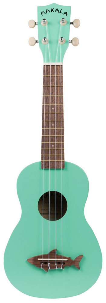 Kala MK-SS-GRN Makala Shark Soprano Ukulele - Surf Green