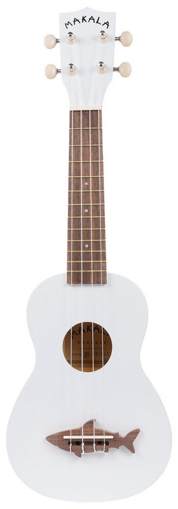 Kala MK-SS-WHT Makala Shark Soprano Ukulele - Great White