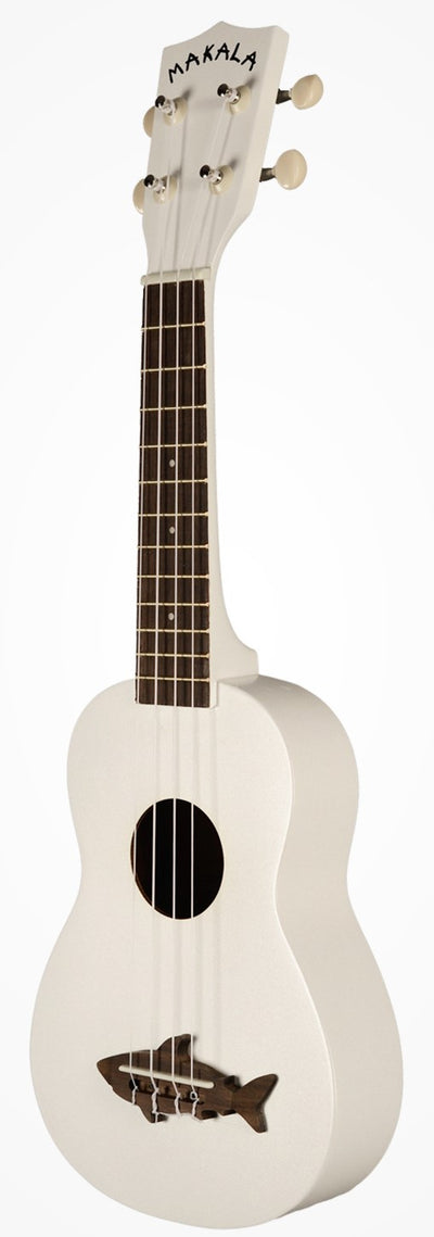 Kala MK-SS-WHT Makala Shark Soprano Ukulele - Great White
