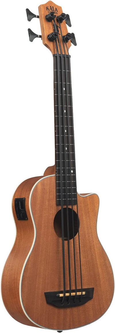 Kala UBASS-SCOUT-FL Scout Fretless U-Bass Acoustic-Electric Ukulele Bass
