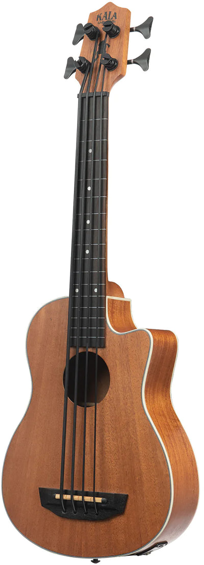 Kala UBASS-SCOUT-FL Scout Fretless U-Bass Acoustic-Electric Ukulele Bass