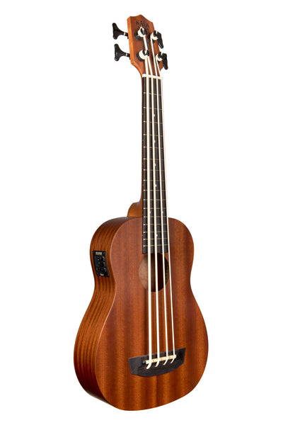 Kala U-Bass-WNDR-FS Wanderer Acoustic-Electric U-Bass Ukulele w/ Hard Case