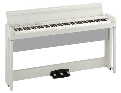 Korg C1 Air Digital Piano - White w/ Furniture Bench