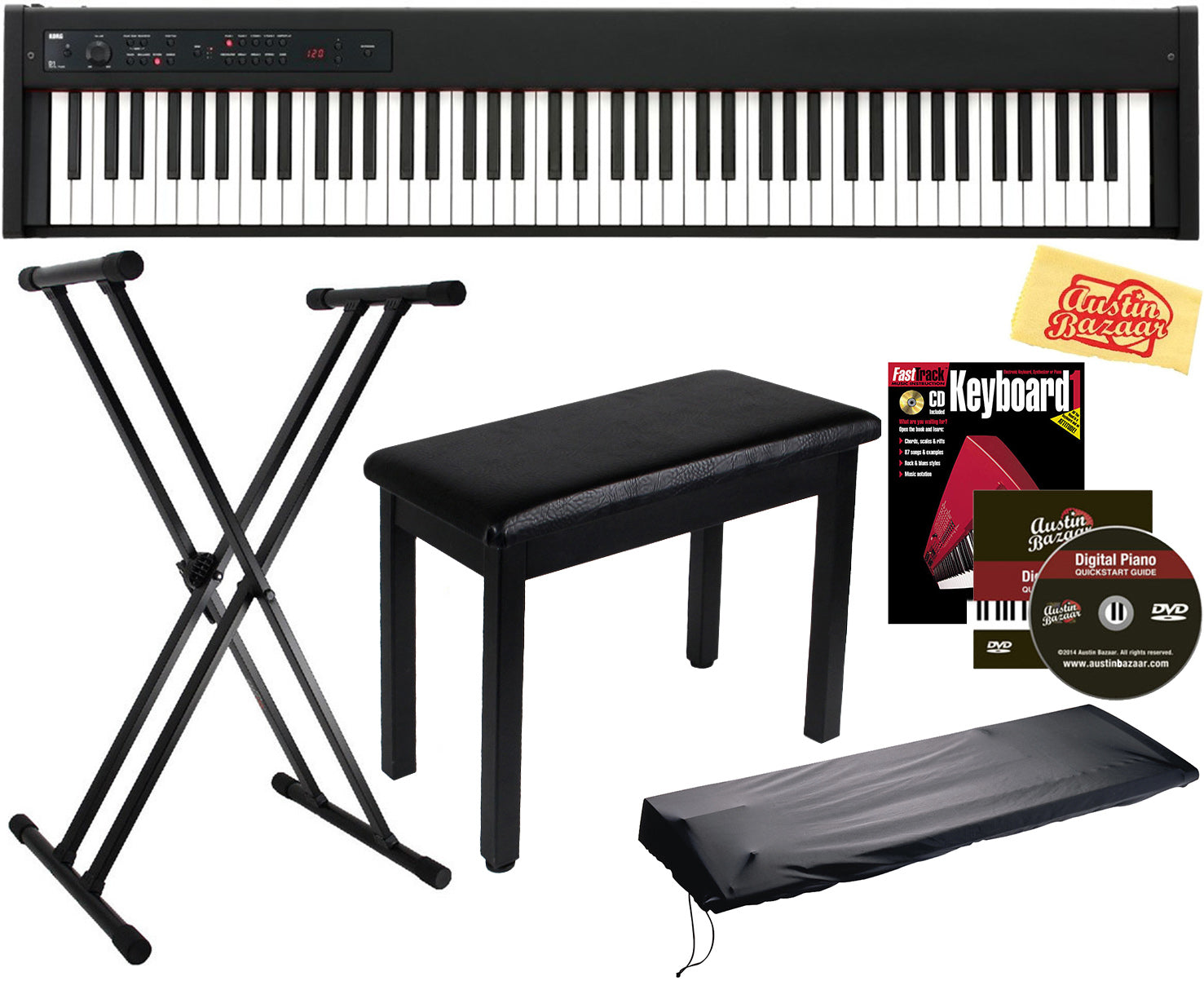 Korg D1 Digital Piano w/ Furniture Bench
