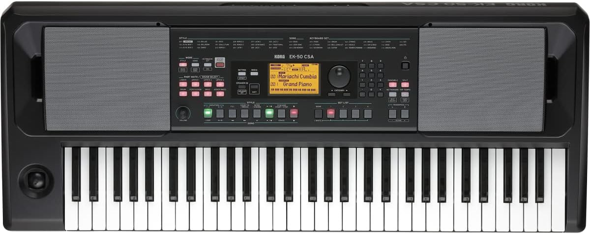 Korg EK-50 CSA Entertainer Keyboard with Latin Styles