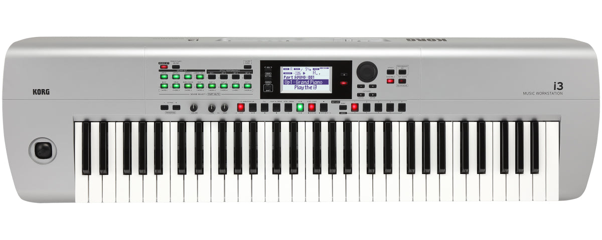 Korg i3 Music Workstation - Matte Silver